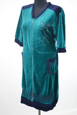 Жіночі велюрові халати (ботал) М 2065 20079 фото