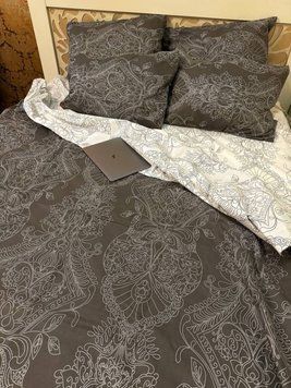 Полуторный постельный комплект бязь Голд "Антистресс" из натурального хлопка