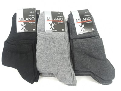 Чоловічі шкарпетки чорного кольору 57761 фото