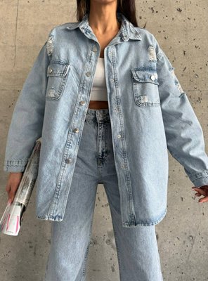 Стильная женская джинсовка 10000-294 фото