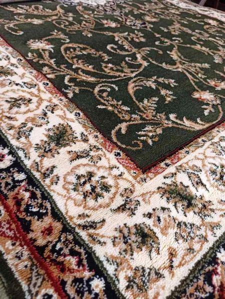 Ковёр с ворсом для дома (зелёный) 523-310 фото