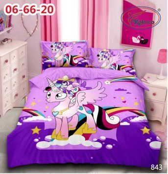 Детское полуторное постельное бельё "Koloco Little Pony" 30461 фото