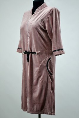 Жіночі велюрові халати М 14 73059 фото