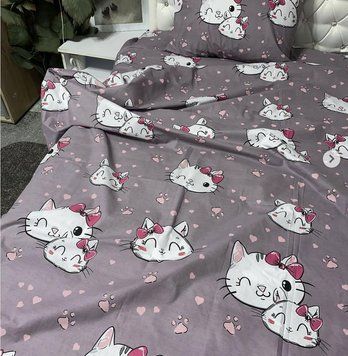 Дитяча постільна білизна Кітті бязь Голд 150&times;220 см